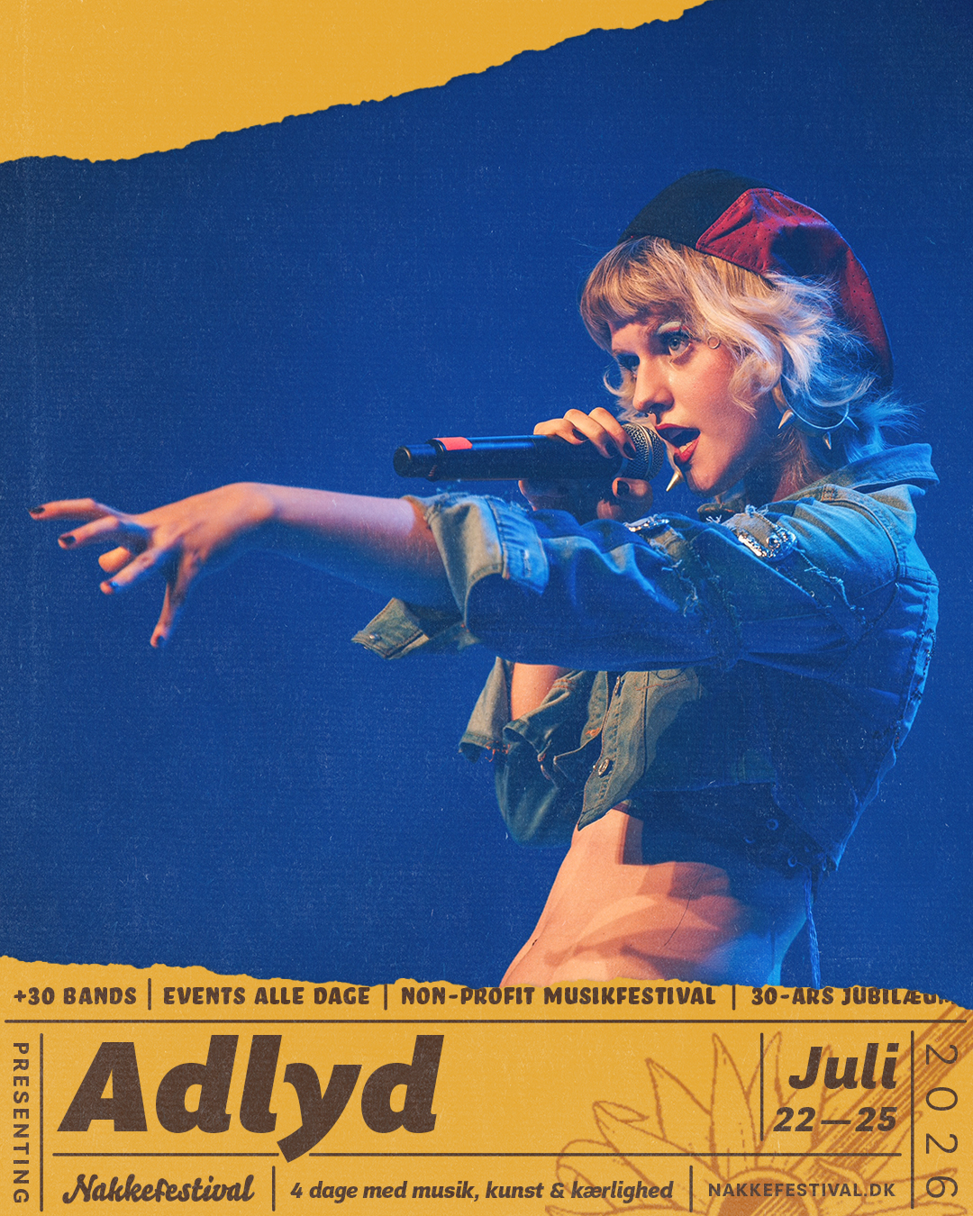 Cover photo of artist