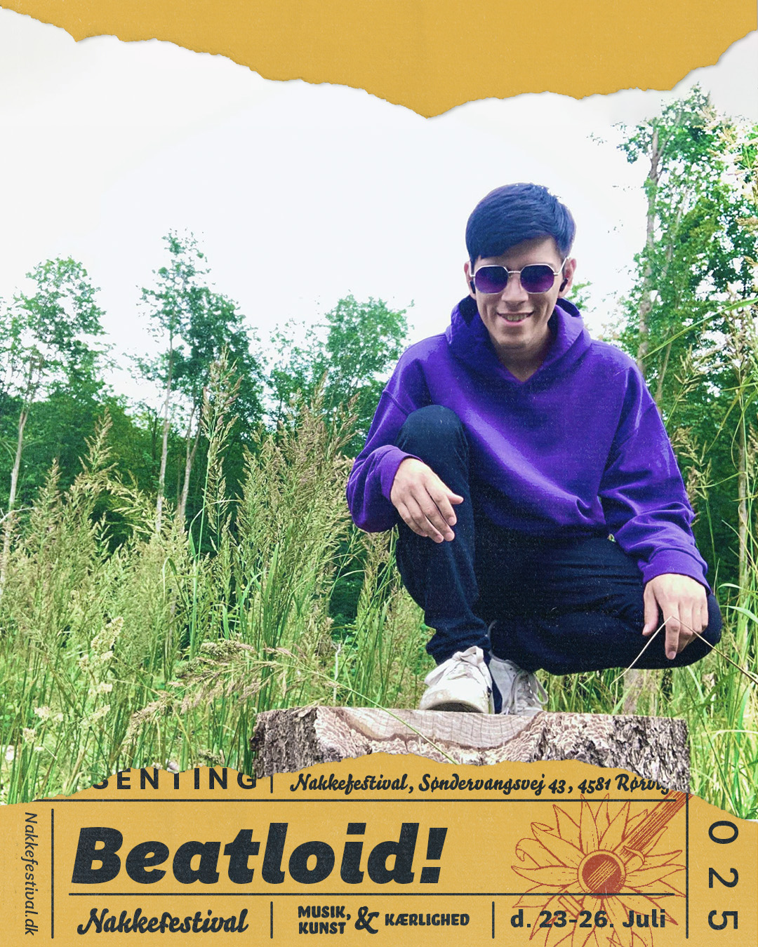 Cover photo of artist