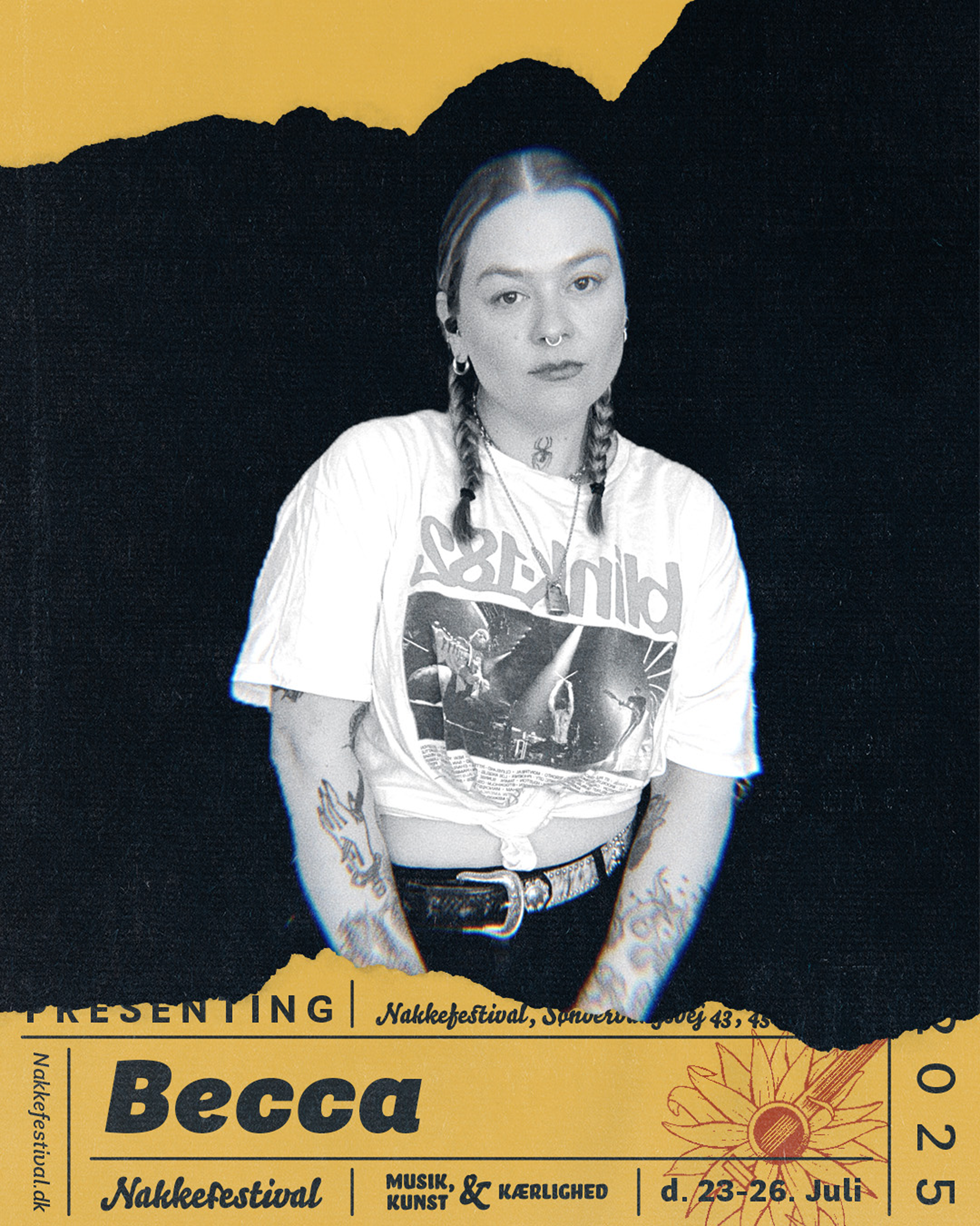 Cover photo of artist