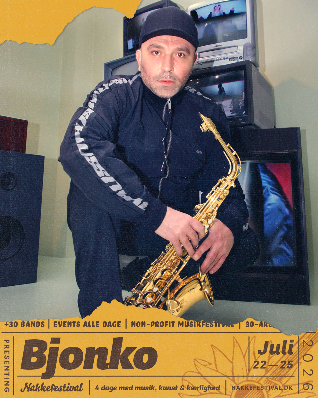 Cover photo of artist