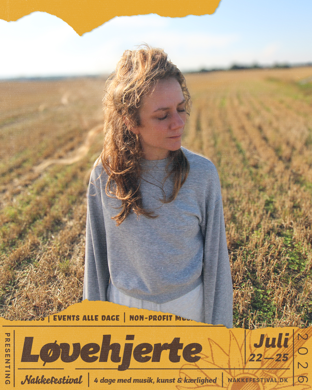 Cover photo of artist