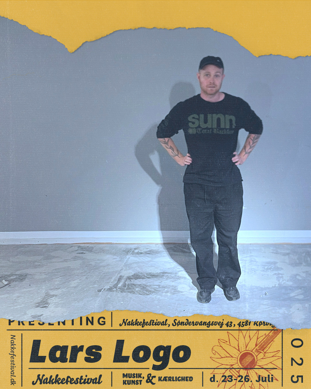 Cover photo of artist