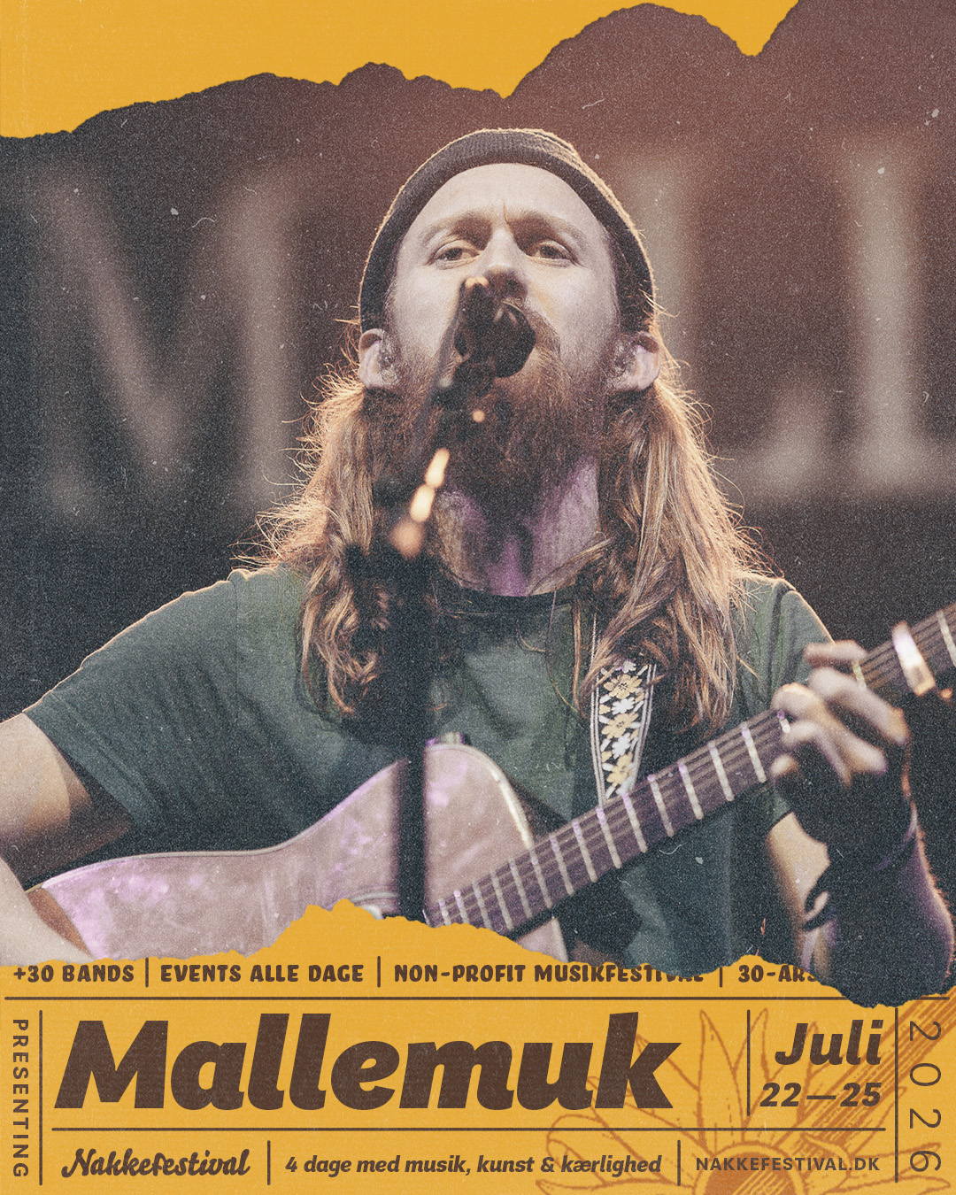 Cover photo of artist