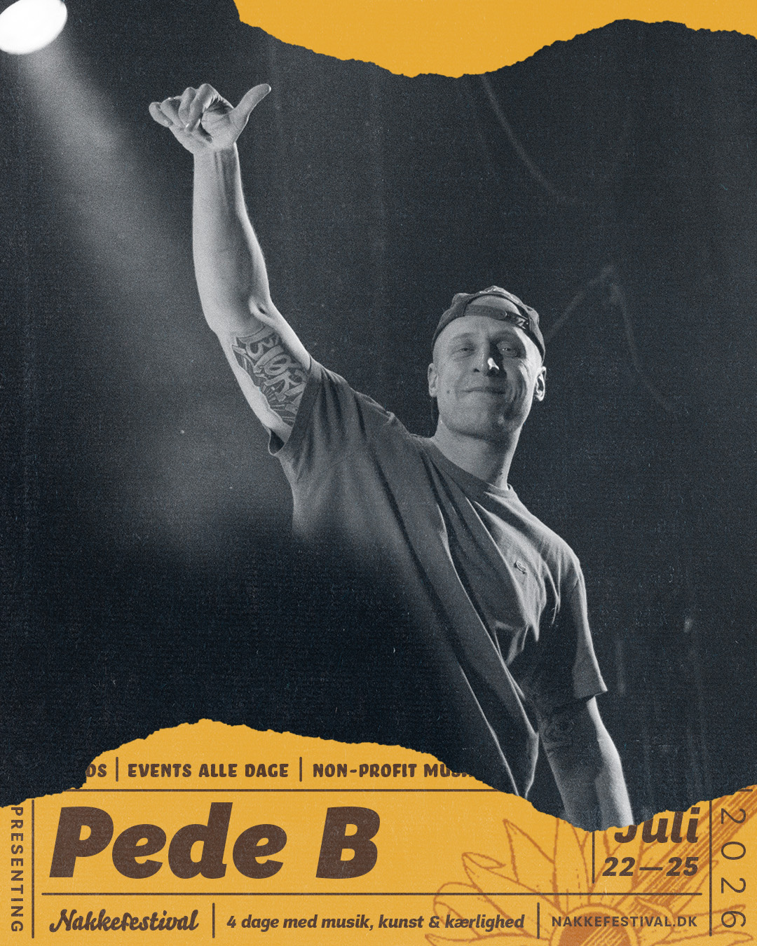 Cover photo of artist