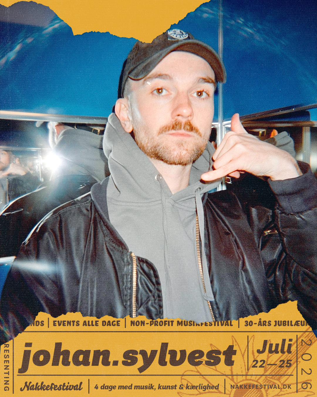 Cover photo of artist